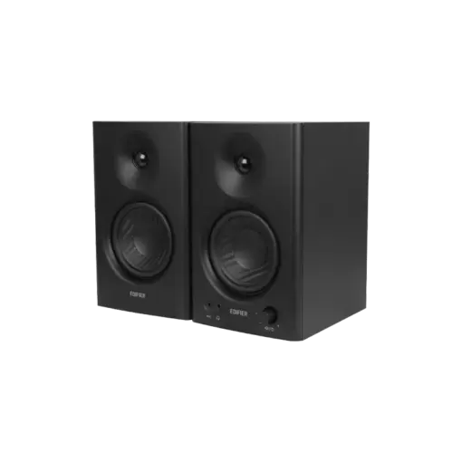 רמקולי סטודיו מוגברים Edifier MR4 – הספק 21W + 21W – טווח תדרים 60Hz–20kHz – צבע שחור