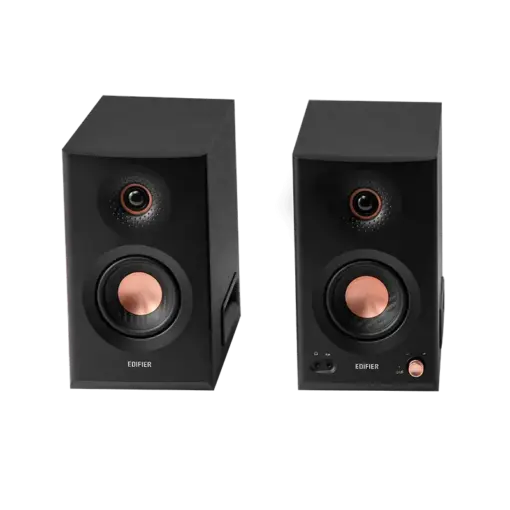 רמקולי סטודיו מוגברים Edifier MR5 – הגברה משולשת Tri-amp – טווח תדרים 46Hz–40kHz – צבע שחור