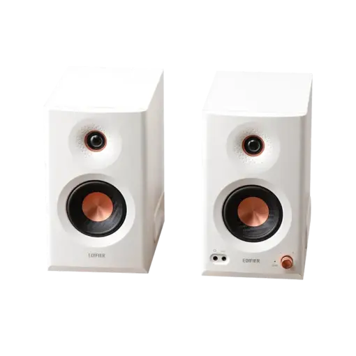 רמקולי סטודיו Edifier MR5 – הספק 110W RMS – טווח 46Hz-40kHz – Tri-amped – Bluetooth – לבן