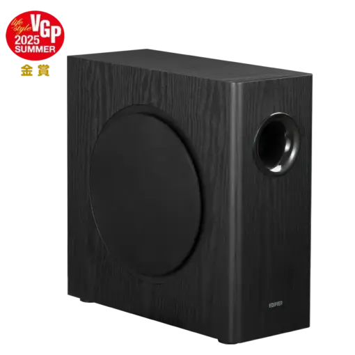 סאב-וופר אקטיבי Edifier T5s Slim – הספק 70W RMS – טווח 35Hz-115Hz – שחור