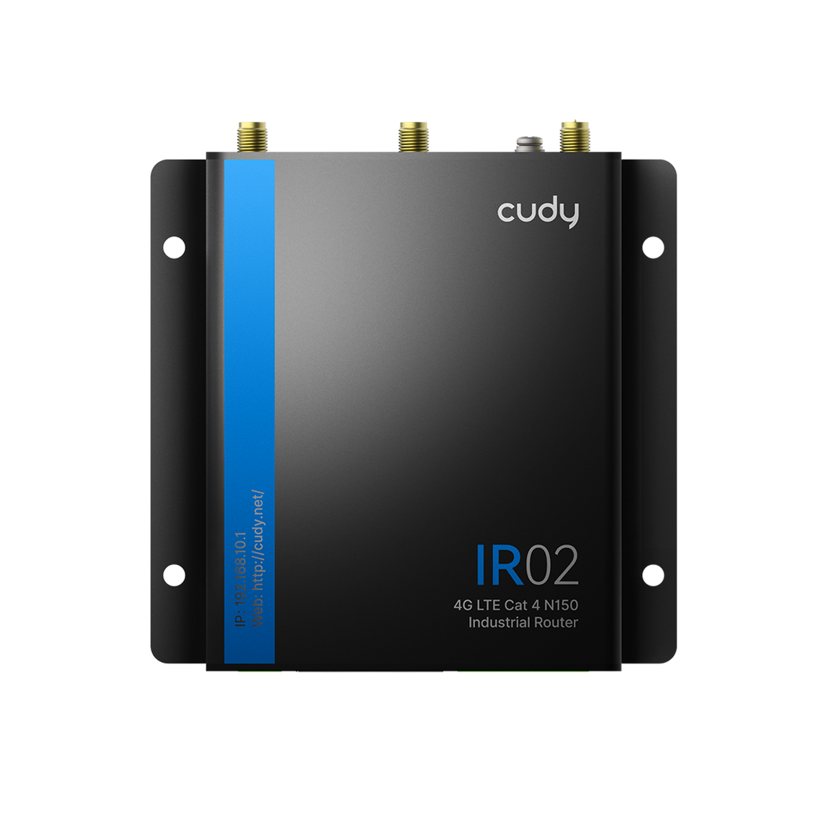 נתב סלולרי תעשייתי Cudy IR02 4G LTE Cat 4 – מהירות הורדה עד 150Mbps – 2 חריצי SIM – גוף מתכת IP30 – 2 יציאות Ethernet – תמונה 3
