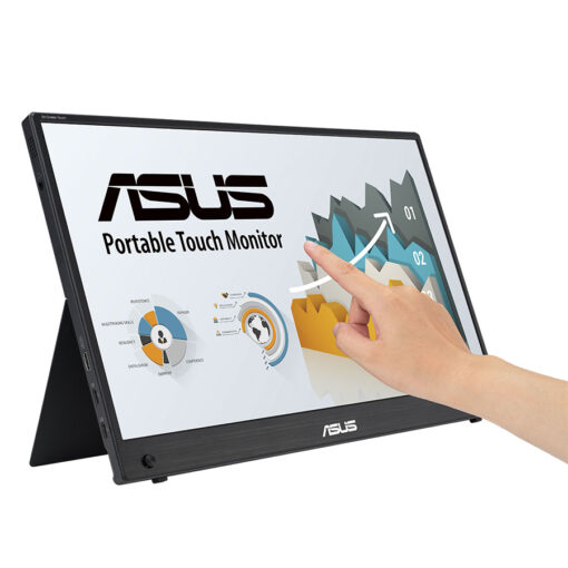מסך נייד מגע 15.6" ASUS ZenScreen MB16AHT – רזולוציה Full HD 1920x1080 – פאנל IPS – מסך מגע