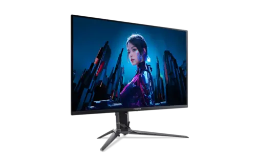 מסך גיימינג 27 אינץ Acer Predator X27UW3 – רזולוציה QHD – פאנל QD-OLED – קצב רענון 240Hz – זמן תגובה 0.03ms