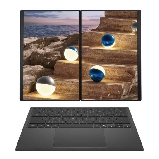 מחשב נייד ASUS Zenbook Duo | מסך כפול 14" 3K OLED מגע | Intel Core Ultra 9 386H | 32GB | 2TB SSD | Windows 11 Home
