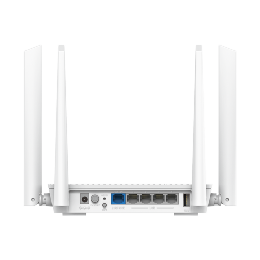 נתב Cudy WR3000P AX3000 Wi-Fi 6 – מהירות עד 3000Mbps – תקן Wi-Fi 6 – יציאת WAN 2.5G עם PoE – 4 יציאות Gigabit
