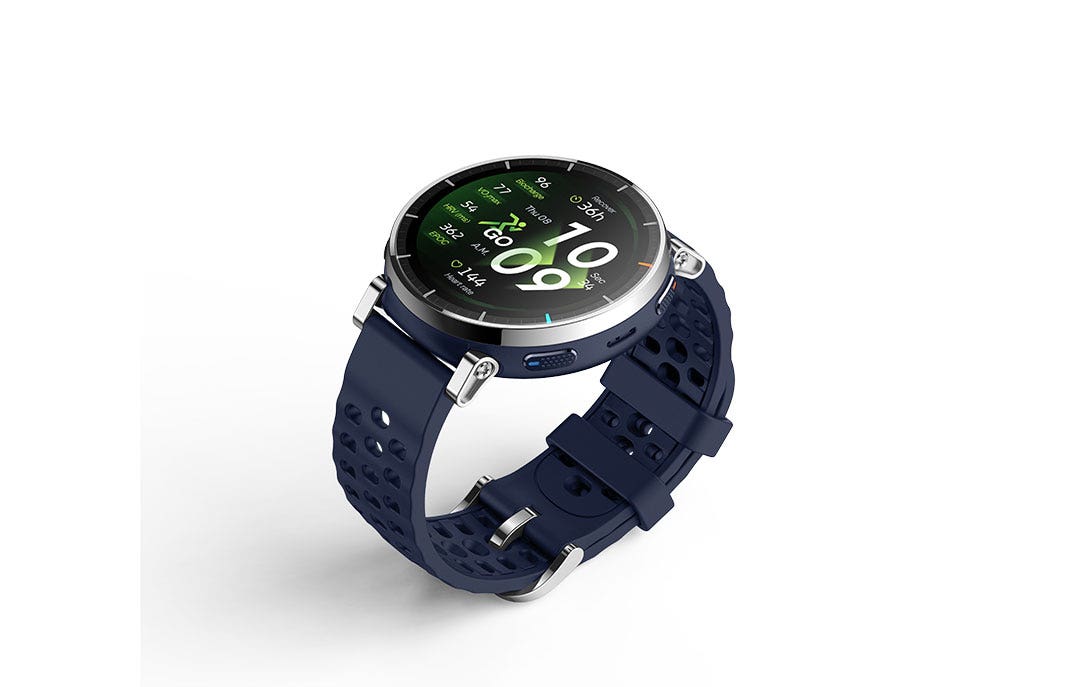 שעון חכם Amazfit Active 3 Premium – מסך AMOLED ספיר 1.32" – GPS – עמידות 5ATM – סוללה עד 12 ימים – כחול – תמונה 3