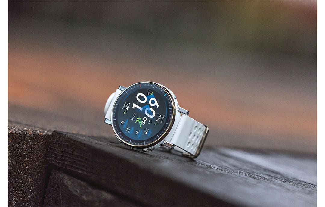 שעון חכם Amazfit Active 3 Premium – מסך AMOLED ספיר 1.32" – GPS – עמידות 5ATM – סוללה עד 12 ימים – צבע לבן – תמונה 5