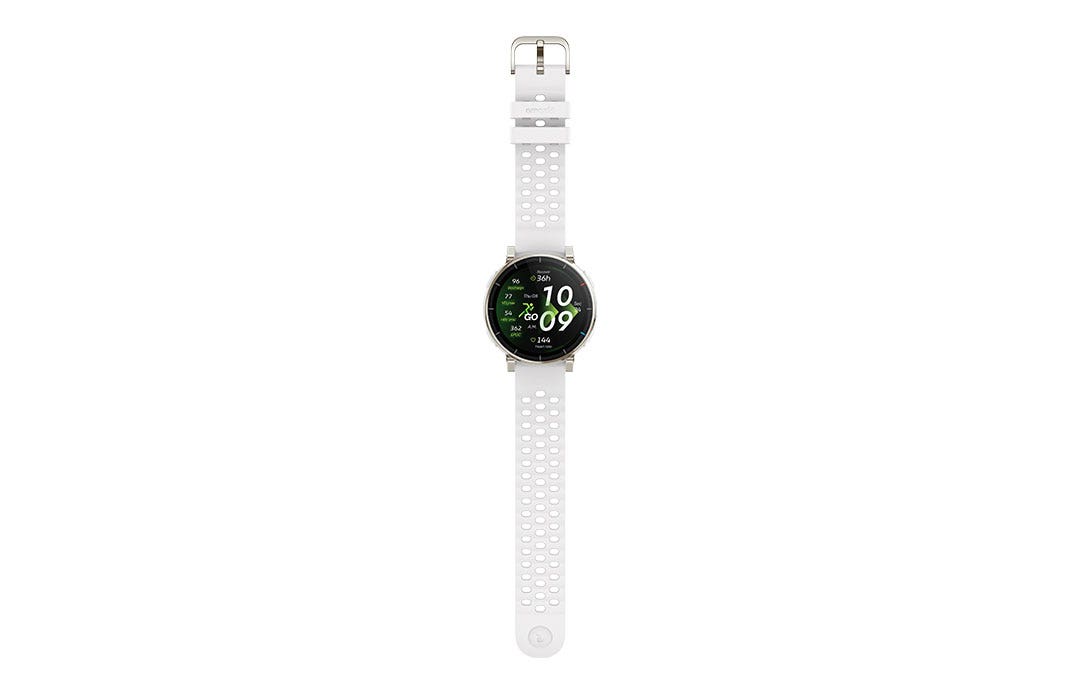 שעון חכם Amazfit Active 3 Premium – מסך AMOLED ספיר 1.32" – GPS – עמידות 5ATM – סוללה עד 12 ימים – צבע לבן – תמונה 3