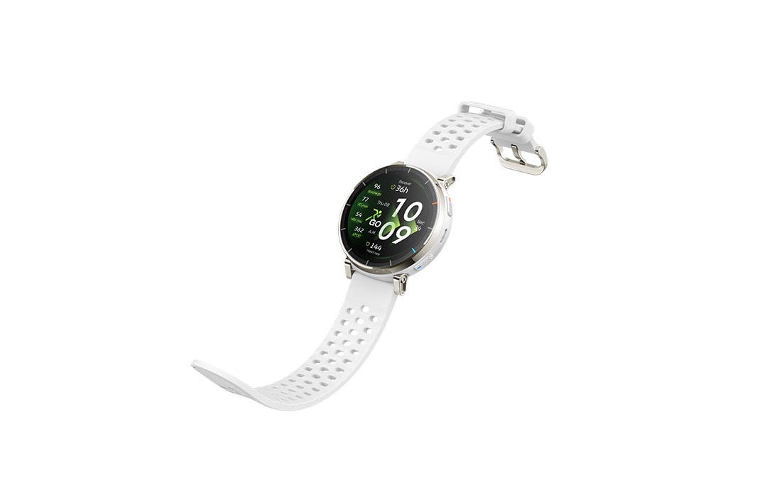 שעון חכם Amazfit Active 3 Premium – מסך AMOLED ספיר 1.32" – GPS – עמידות 5ATM – סוללה עד 12 ימים – צבע לבן – תמונה 4