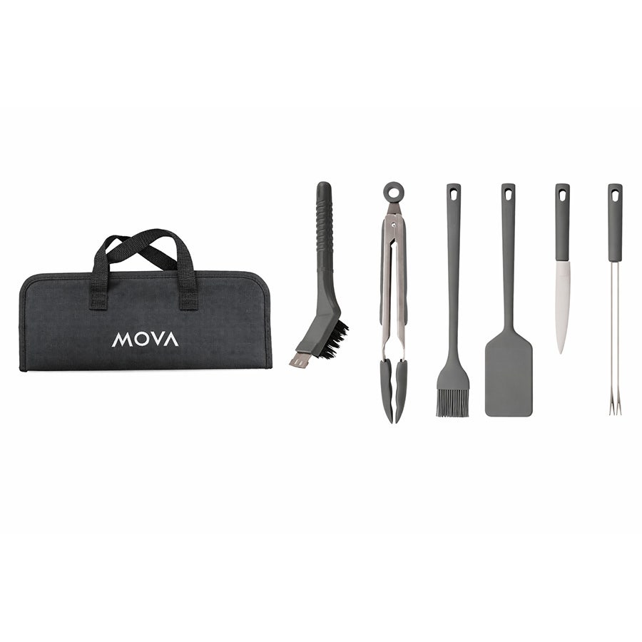 מכשיר בישול חכם Mova Grill IG20 – גריל, פלנצ'ה, תנור אפייה ואיירפריי – 8 תוכניות בישול – קיבולת 6.5 ליטר + ערכת אביזרים – תמונה 3