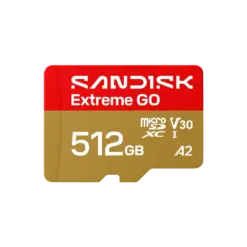 כרטיס זיכרון Extreme GO microSDXC UHS-I 512GB מבית SanDisk