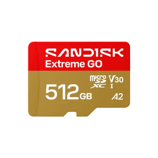 כרטיס זיכרון Extreme GO microSDXC UHS-I 512GB מבית SanDisk