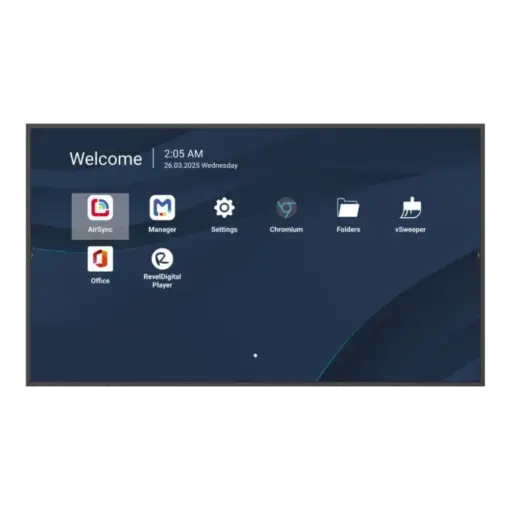 מסך מסחרי 4K 65 דגם CDE6514-2C מבית ViewSonic