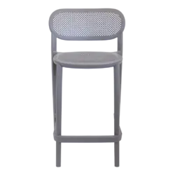 כסא בר דגם NUTA מבית GABER בצבע אפור בהיר 68CM