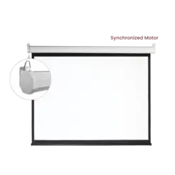 מסך הקרנה חשמלי 100 אינץ' מבית LUMI