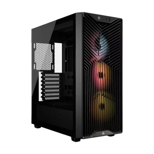 מארז מחשב דגם 3200D RS ARGB Mid-Tower בצבע שחור מבית Corsair