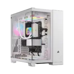 מארז מחשב דגם iCUE LINK 6500X RGB Dual Chamber בצבע לבן מבית Corsair