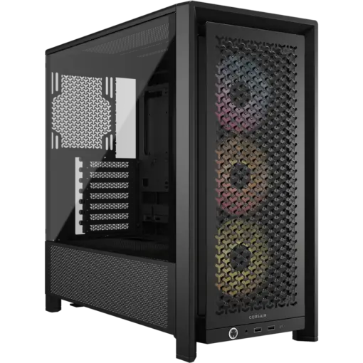 מארז מחשב מודולרי דגם Frame 4000D RS ARGB בצבע שחור מבית Corsair