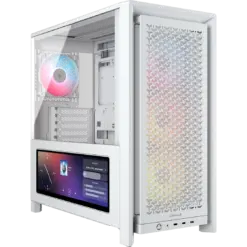 מארז מחשב דגם Frame 4000D LCD RS ARGB בצבע לבן מבית Corsair