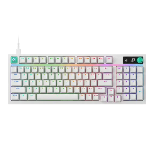 מקלדת גיימינג חוטית דגם G316 X 98 בצבע לבן מבית Logitech