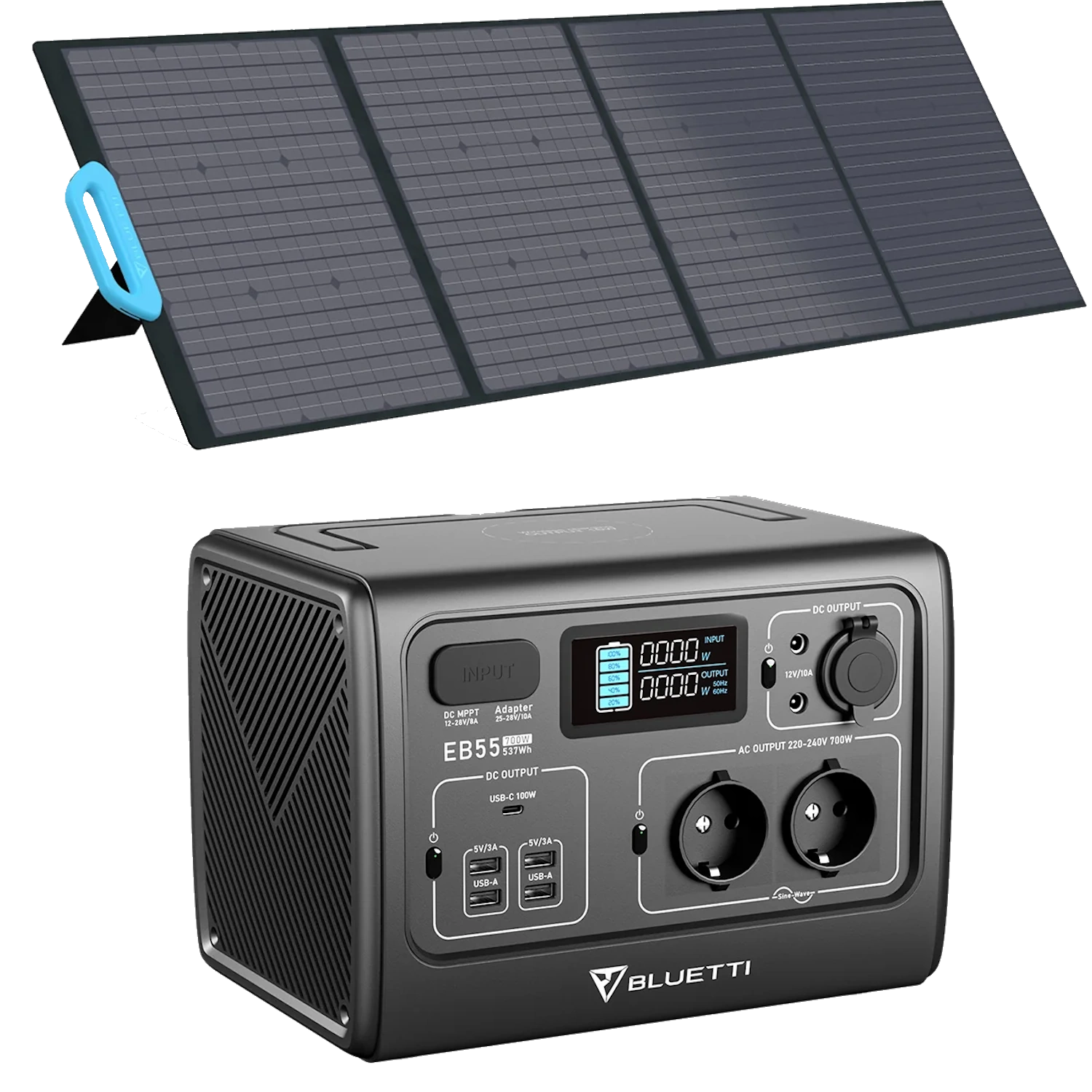 תחנת כוח ניידת BLUETTI EB55 | 700W 537Wh