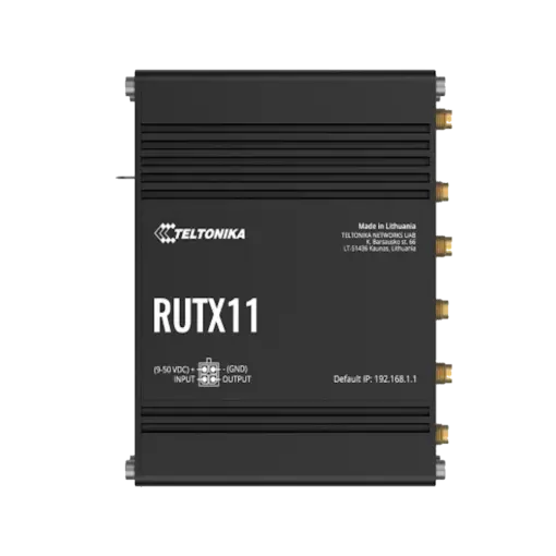 נתב סלולרי תעשייתי RUTX11 מבית TELTONIKA