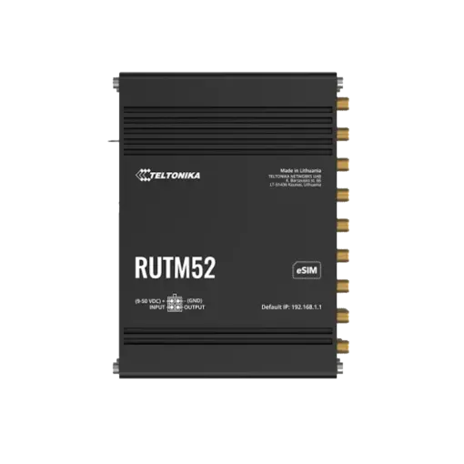 נתב תעשייתי 5G מתקדם RUTM52 מבית TELTONIKA