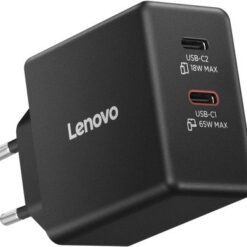 מטען קיר Lenovo Dual USB-C 65W GaN G0A6065BEU