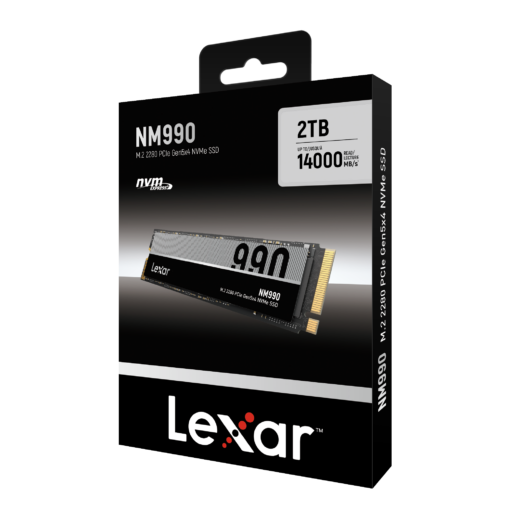 כונן SSD Lexar LNM-990 – 2TB – M.2 2280 NVMe PCIe Gen5 – עד 14,000MB/s