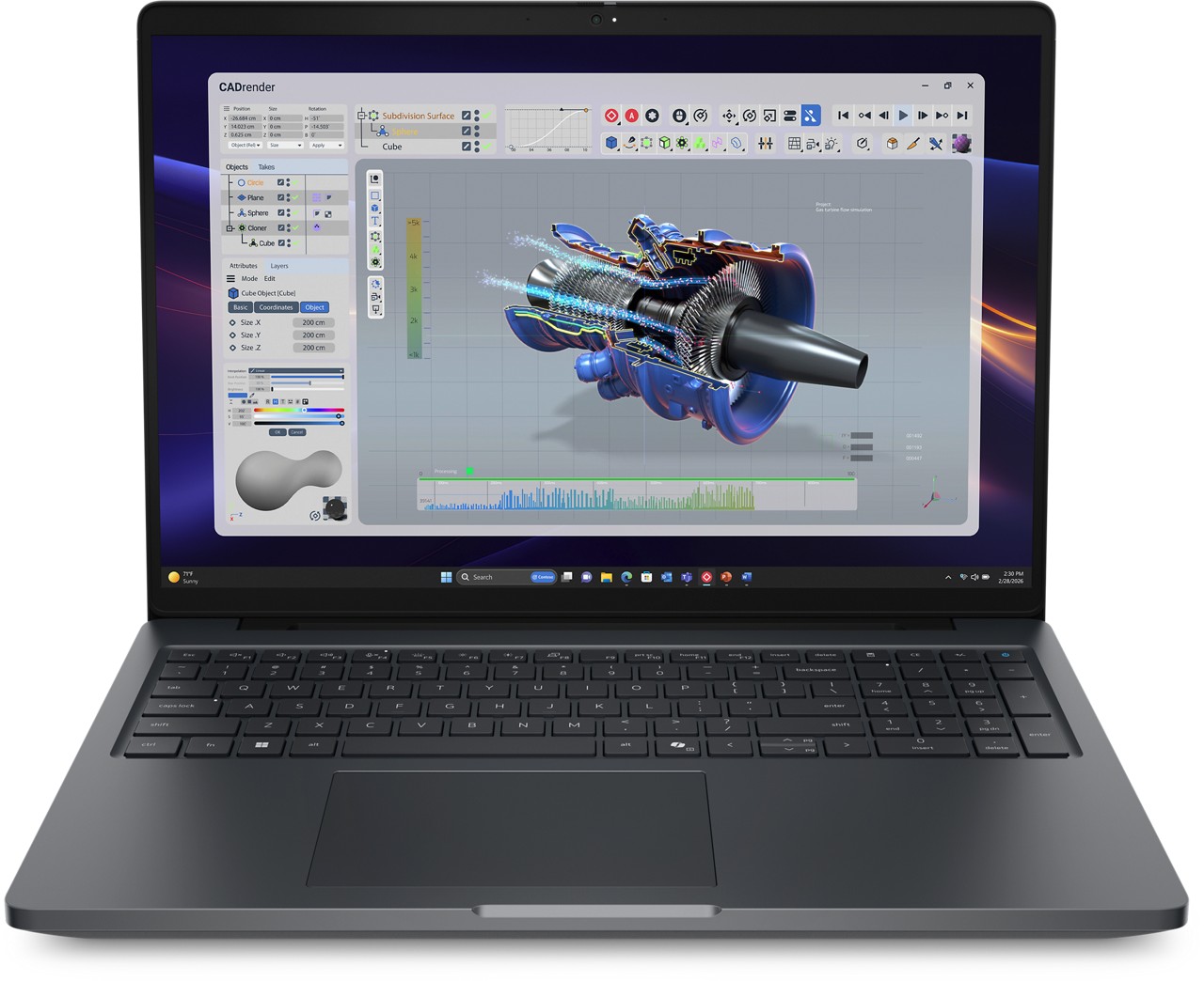 מחשב נייד Dell Pro Precision 5 16 – Core Ultra 7 366H – 32GB – 1TB SSD – RTX PRO 500 – מסך 16″ FHD+ – Windows 11 Pro