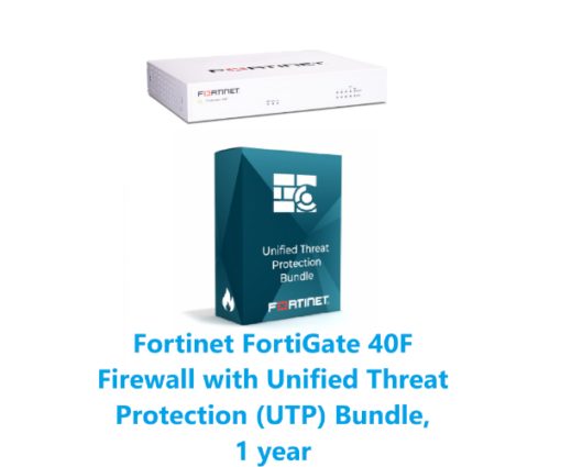 באנדל מכשיר ורשיון FortiGate-40F and UTP HW PLUS 1y