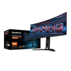 מסך Gigabyte MO34WQC2 QD-OLED WQHD 240Hz 0.03ms FreeSync