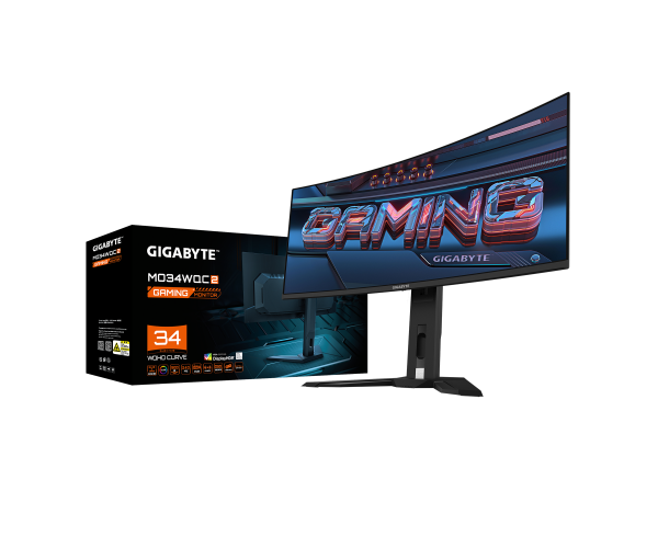 מסך Gigabyte MO34WQC2 QD-OLED WQHD 240Hz 0.03ms FreeSync