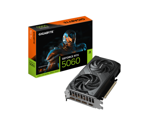 כרטיס מסך Gigabyte RTX 5060 WINDFORCE MAX OC V2 8GB