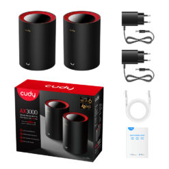 Alternative view of ראוטר Mesh אלחוטי Cudy M3000 – Wi-Fi 6 AX3000 – Dual Band – יציאת 2.5GbE