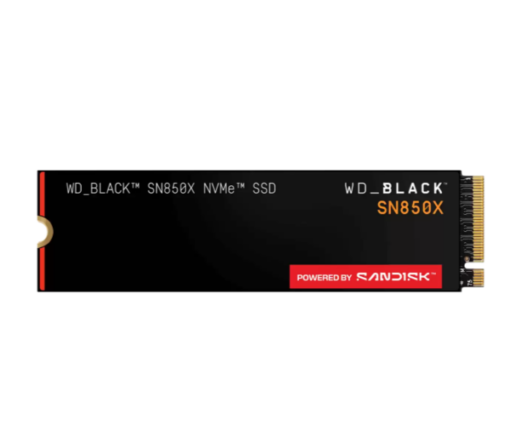 דיסק SSD פנימי WD Black SN850X – 2TB – M.2 NVMe – PCIe 4.0 – עד 7,300MB/s
