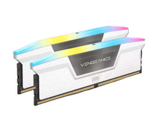 זכרון לבן לנייח Corsair Vengeance RGB 32GB 2X16 DDR5 6000MHz C30