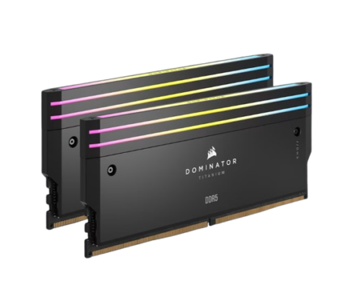 ז. לנייח Corsair Dominator Titanium RGB 32GB 2X16 DDR5 6000 C30