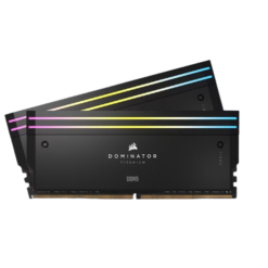 זכרון לנייח Corsair Dominator RGB 32GB 2X16 DDR5 6400MHz C32