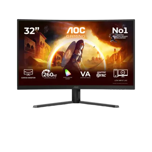 מסך גיימינג קעור 31 אינץ' דגם C32G42ZE מבית AOC