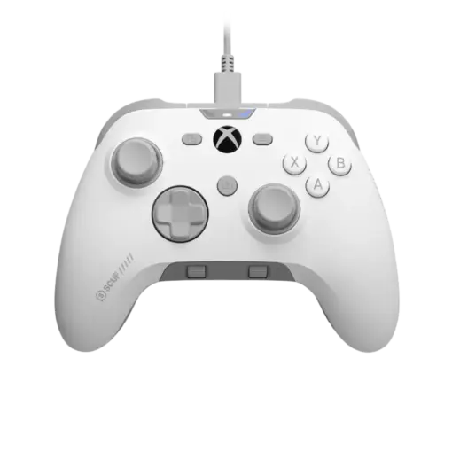 בקר גיימינג חוטי דגם Valor Pro Wired בצבע לבן מבית SCUF