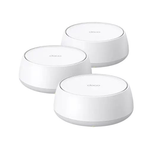 מערכת Mesh ביתית בתקן WiFi 7 דגם Deco BE25 (3 יחידות) מבית TP-Link