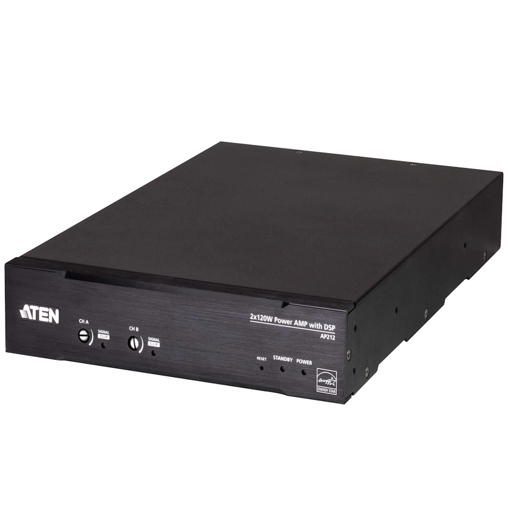AP212 2 x 120W Power Amplifier with DSP מבית ATEN