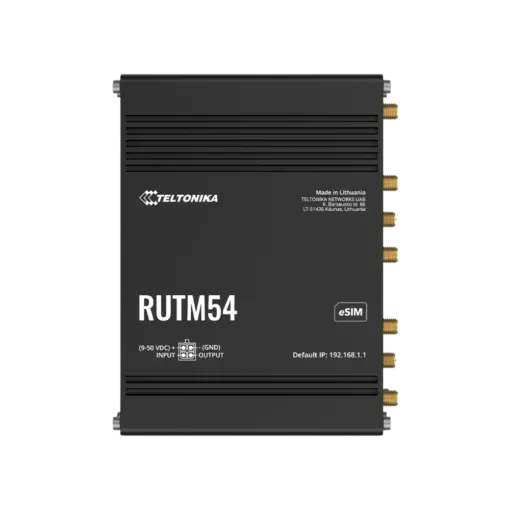 נתב סלולרי תעשייתי RUTM54 5G מבית TELTONIKA