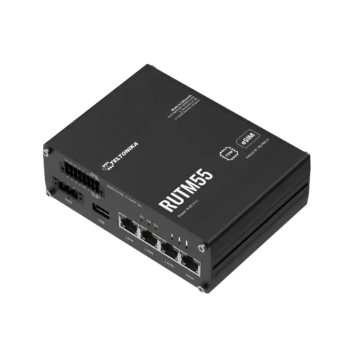 נתב תעשייתי 5G דגם RUTM55 מבית TELTONIKA