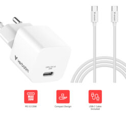 Verbatim GaN Charger 20W + Cable
