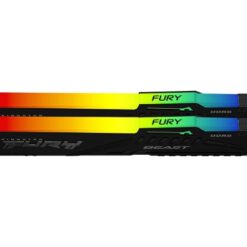 זכרון לנייח Kingston Fury Beast RGB 32GB 2X16 DDR5 6800Mhz C34