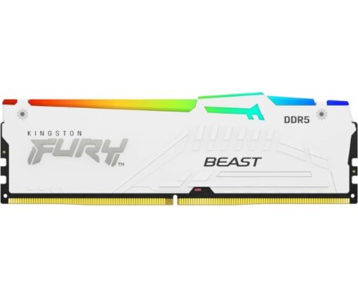 זכרון לבן לנייח Kingston Fury Beast RGB 32GB DDR5 6800Mhz C34