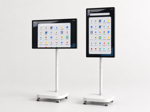 מסך מגע חכם SmartView32 32 Full HD IPS Android 14 עם מצלמה, מיקרופון ורמקולים מובנים