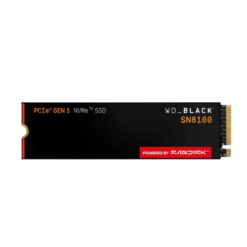 דיסק פנימי WD Black SN8100 1TB NVMe PCIe 5.0 M2 2280